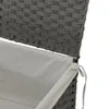 vidaXL Cesto per la biancheria con coperchio Grigio Anteprima dell’immagine prodotto 9