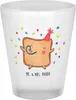 Mr. & Mrs. Panda Schnapsglas Toast Party - Transparent - Produktbild-Vorschau 1