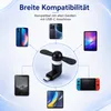 USB-C Handy Ventilator Schwarz – Mini Ventilator für Produktbild-Vorschau 3