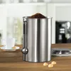 Barattolo per caffè in acciaio inox da 1 kg con cucchiaio Anteprima dell’immagine prodotto 6