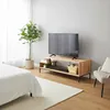 Relaxdays TV-Lowboard, 3 Ablagen, offenes TV-Regal bis 55 Produktbild-Vorschau 3