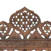 Parawan 5-Panelowy, Rzeźbiony, Brąz, 200X165 Cm, Drewno Podgląd zdjęcia produktu 9
