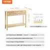 Rattanowa konsola VEVOR z 2 szufladami, rattanowy stolik Podgląd zdjęcia produktu 7