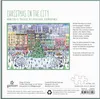 A puzzle box cover depicting a Christmas scene in a city with people ice skating and a large Christmas tree. Anteprima dell’immagine prodotto