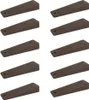 10x sossai Türkeile aus Hartgummi in Braun Türstopper Produktbild-Vorschau 1