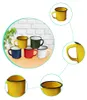 Emaille-Campingbecher, mehrfarbig, für Kaffee, Tee, Produktbild-Vorschau 3