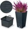 A planter with a plant and a separate insert. Náhľad obrázku produktu