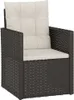 VidaXL 362322, Terrasse, Gepolsterter Sitz, Polyrattan, Produktbild-Vorschau 1