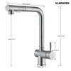 FELIX| Premium Edelstahl ausziehbare Küchenarmatur Silber Produktbild-Vorschau 11
