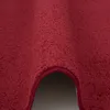 Hochflor Velours Teppich Mona Weinrot Rund, Größe:133 cm Produktbild-Vorschau 4