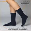 6 Paar Diabetiker Socken ohne Gummi 97% Baumwolle Damen Produktbild-Vorschau 2
