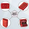 MATADOR PERTH Damen Leder Geldbörse Portemonnaie Blumen Rot Produktbild-Vorschau 4