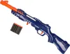 Polizeigewehr Blau mit 6 Schaumstoffpfeilen Produktbild-Vorschau 1