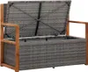 An outdoor storage bench with its lid open. Náhled obrázku produktu