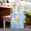 Mr. & Mrs. Panda Tote Bag Grafiker Herz - Sky Blue - Produktbild-Vorschau 4