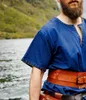 Wikinger Tunika Kurzarm Blau "Theobald" M Produktbild-Vorschau 4