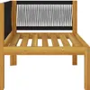 vidaXL 2 Sitzer Gartenbank mit Kissen Massivholz Akazie - Produktbild-Vorschau 8