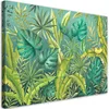 Leinwandbild Monstera-Blätter 90x60 Feeby Grün bild für die Produktbild-Vorschau 1