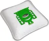 A vacuum cleaner bag with a green plastic attachment. Produktbild-Vorschau