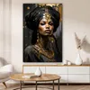 OneMillionCanvasses® - Plátno - Žena - Zlatá - Černá - - Náhled obrázku produktu 6
