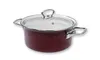 Topf, Klassischer Emailletopf, massiv, rot 16 cm 1,4 l Produktbild-Vorschau 6