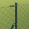 vidaXL Bodenmontierter Maschendrahtzaun 1,5 x 25 m Grün Produktbild-Vorschau 4