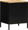 Armadio da Notte con cassetto Marrone e Nero 40 x 35 x 50 Anteprima dell’immagine prodotto 5
