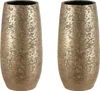 Glimmerdekoration Vase - Keramikflocken Motiv Gold - 17 x Produktbild-Vorschau 7