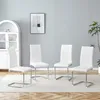 Białe krzesła do jadalni, zestaw 4 sztuk – eleganckie Podgląd zdjęcia produktu 2