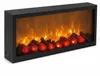 Dekorativer LED-Kamin, aus Metall, 10 x 57 x 25 cm Produktbild-Vorschau 1
