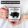 Trendation - Zum Abschied Wirst Du Uns Saumäßig Fehlen Produktbild-Vorschau 2