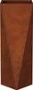 vidaXL Fioriera Rusty 30 x 30 x 75 cm Acciaio resistente Anteprima dell’immagine prodotto 5