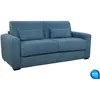 A blue sofa with two pillows on a white background. Anteprima dell’immagine prodotto