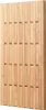 A panel of wooden slats with a textured, slatted surface. Produktbild-Vorschau
