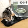 KaraLuna Napfunterlage aus Silikon mit Edelstahl Futternapf Produktbild-Vorschau 3