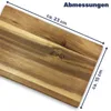 Frühstücksbretter Brettchen Holzbrettchen aus Akazienholz, Produktbild-Vorschau 4