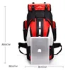 Black Outdoor-Trekkingrucksack 100L – Großer Wanderrucksack Produktbild-Vorschau 8