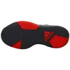 The underside of a black and red Adidas sneaker. Podgląd zdjęcia produktu