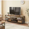 SensaHome Vintage TV skrinka - Priemyselná drevená TV Náhľad obrázku produktu 3