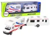 Leantoys Metallteile Camper + Caravan Fahrzeugset Produktbild-Vorschau 1