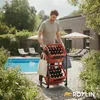 Roxlin Getränkekistenregal 2 Kisten mit Ablage auf Rollen – Produktbild-Vorschau 6