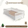 Crazy Pine Letto per bambini con cassetto 120x200 cm - Anteprima dell’immagine prodotto 2
