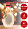 LED-sneeuwpop met 2 tunnelverlichting. Kerstfiguur. Productafbeelding-voorbeeld 4