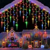 Guirnalda de luces LED con forma de "estalactitas", efecto Vista previa de la imagen del producto 1