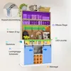 Armadio alto da cucina Merax con illuminazione LED RGB, Anteprima dell’immagine prodotto 6