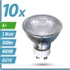 10x GU10 LED Lampe Leuchtmittel 3W SET Glühbirne Produktbild-Vorschau 1