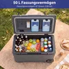 Glacière COSTWAY 50 L, grande glacière en plastique avec Voir les images du produit 4