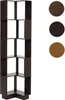 A dark brown corner bookshelf with five shelves. Náhľad obrázku produktu
