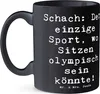 Mr. & Mrs. Panda Tasse Spruch Schach Sport - Schwarz - Produktbild-Vorschau 2