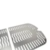 Two stainless steel grill grates with wavy cutouts are shown against a white background. Produktbild-Vorschau